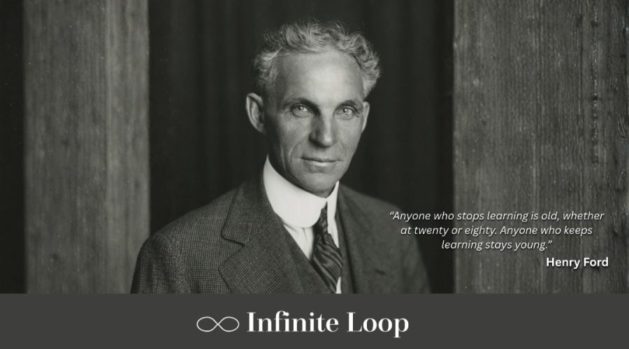 Henry Ford — original Infinite Loop portrait and quotation
